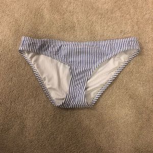 J.Crew Seersucker Bikini Bottoms